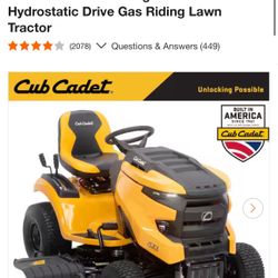 Cub Cadet 46in Riding Mower 