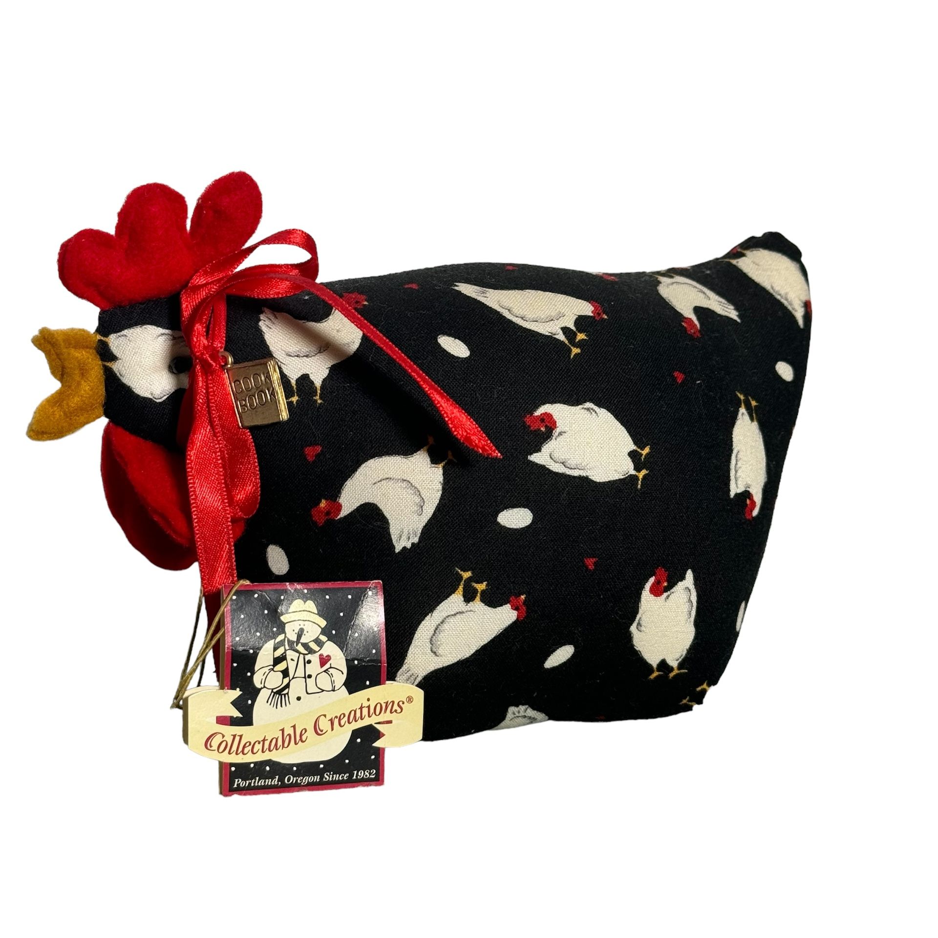 Made In The USA, Collectible Creations Colorful Stuffed Rooster Vintage Handmade