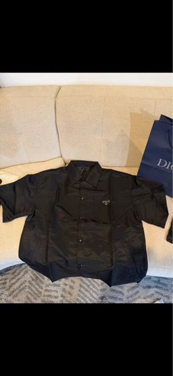Prada button up size Large new