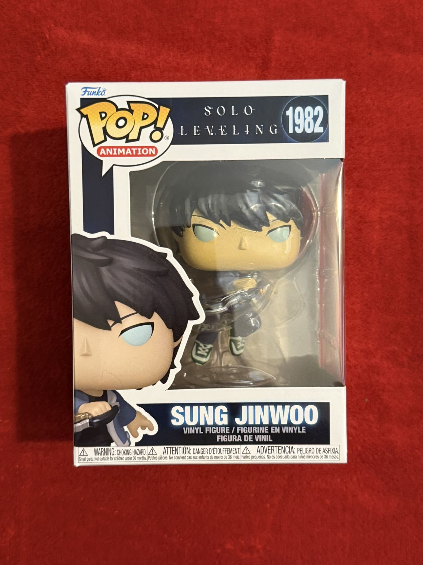 Funko Pop Animation Solo Leveling Sung Jinwoo #1982 Common Only