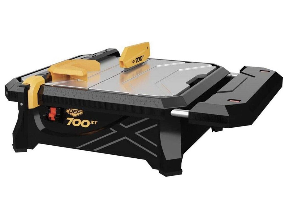 7” Wet Tile Saw with Table Extension