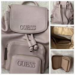 GUESS Mini Backpack & Wallet 