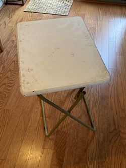 Small Folding Tray Table - Approx. 29 in Tall