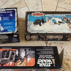 Nice vintage lot of original Star Wars toys late 70s early 80s Mint Boxed