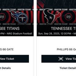 Texans vs Titans 