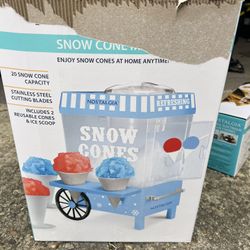 Snow Cone Machine (used 1 Time)