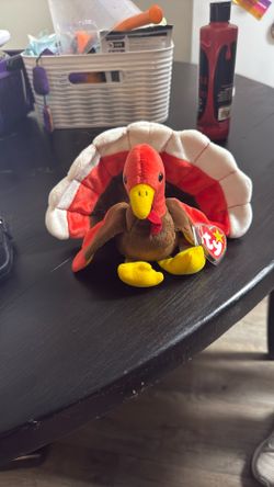 gobbles original 1996 turkey beanie baby