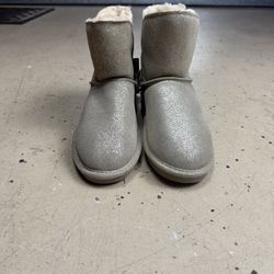 Bearpaw Glitter Short Boots – Gold