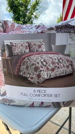 8 piece Full Comforter