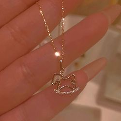 Cold wind puppy unicorn niche high-end light luxury cute temperament