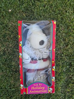 Snoopy santa clause holiday peanuts gang
