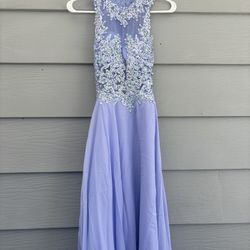 Violet Backless Dress 