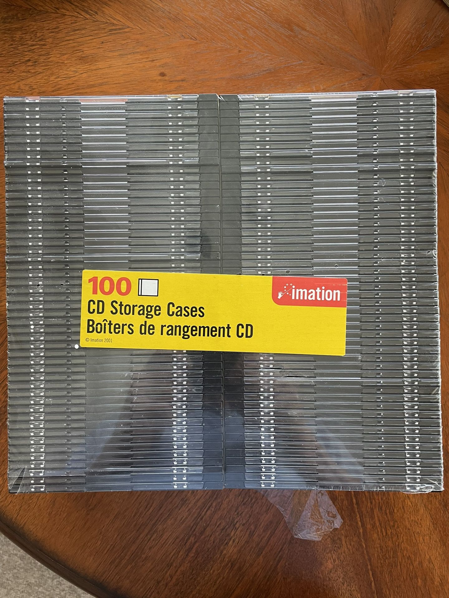 100 CD/DVD Storage Cases