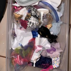 Kids Fashion Design Fabric & Costume Craft Bundle – Tulle, Lace, Sparkle