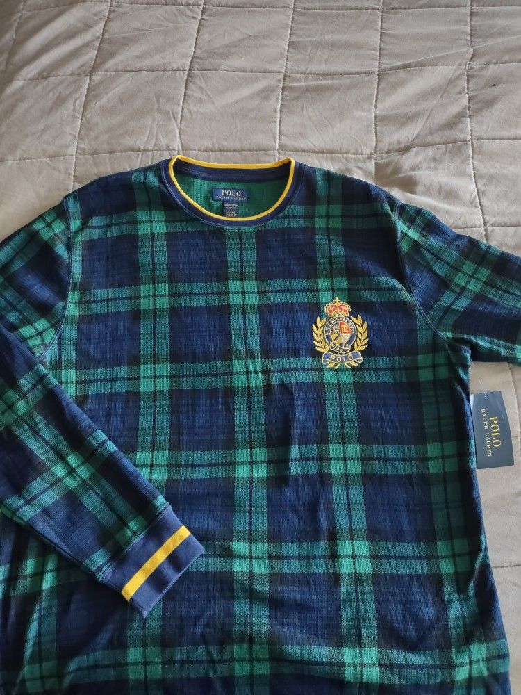 Brand New Ralph Lauren Polo Crest Thermal Sz XL