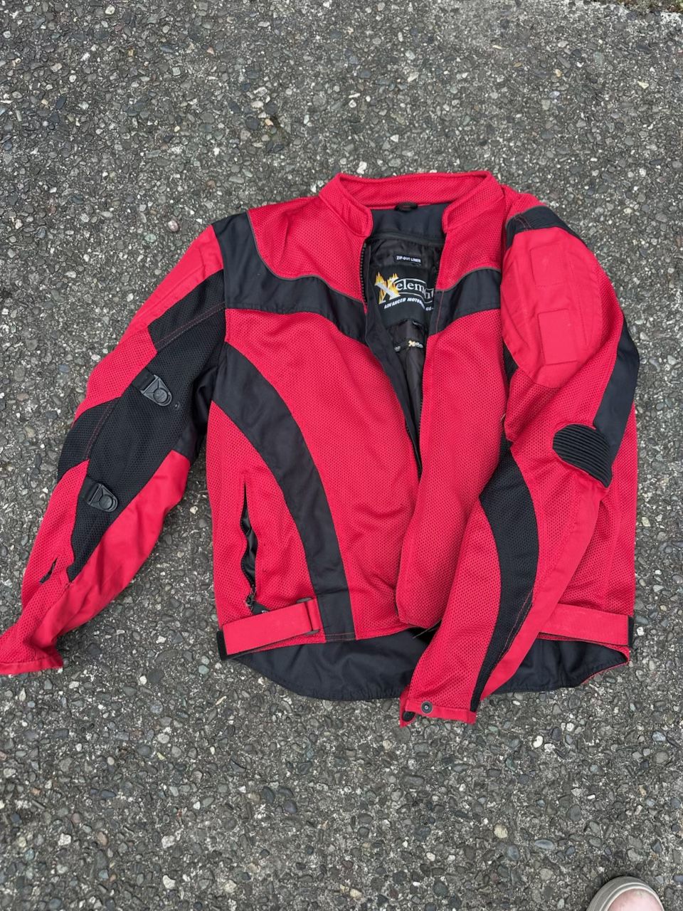X Element Motorcycle Jacket, Men’s, Size 2XL