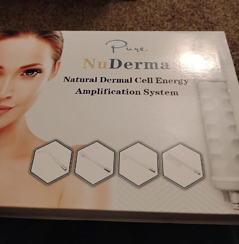 Pure NuDerma Clinical Skin Therapy Wand High Frequency 3 Fusion Applicators