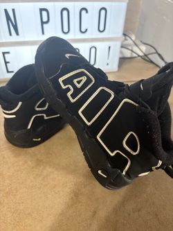 Nike Air More Uptempo Black White Sneakers 4C