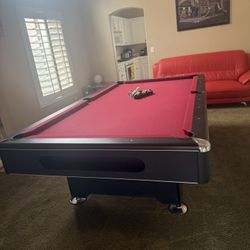 Elegant Modern Slate Pool Table – Designer Look – Excellent Condition