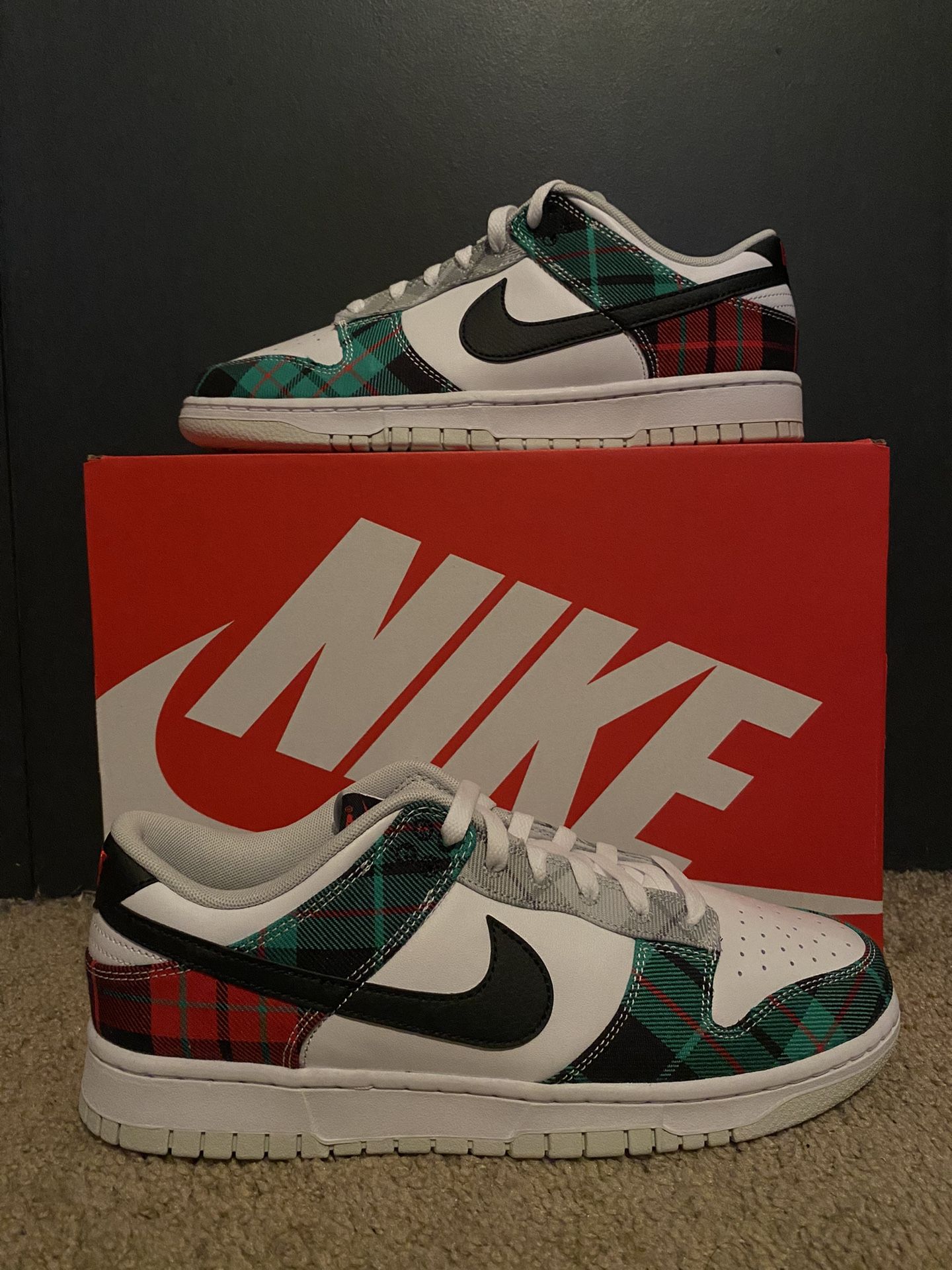Nike Dunk Low “Tartan Plaid” Size 10