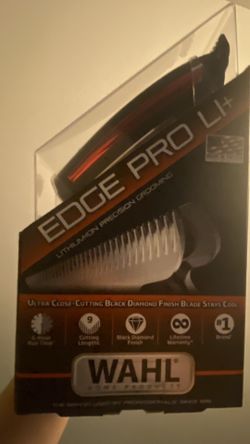 Wall Edge Pro Lithium Cordless Clippers with Diamond Cut Carbon Forged Blades