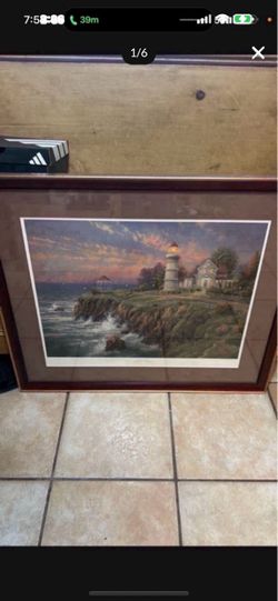 Thomas Kincaid Victorian lighthouse photo