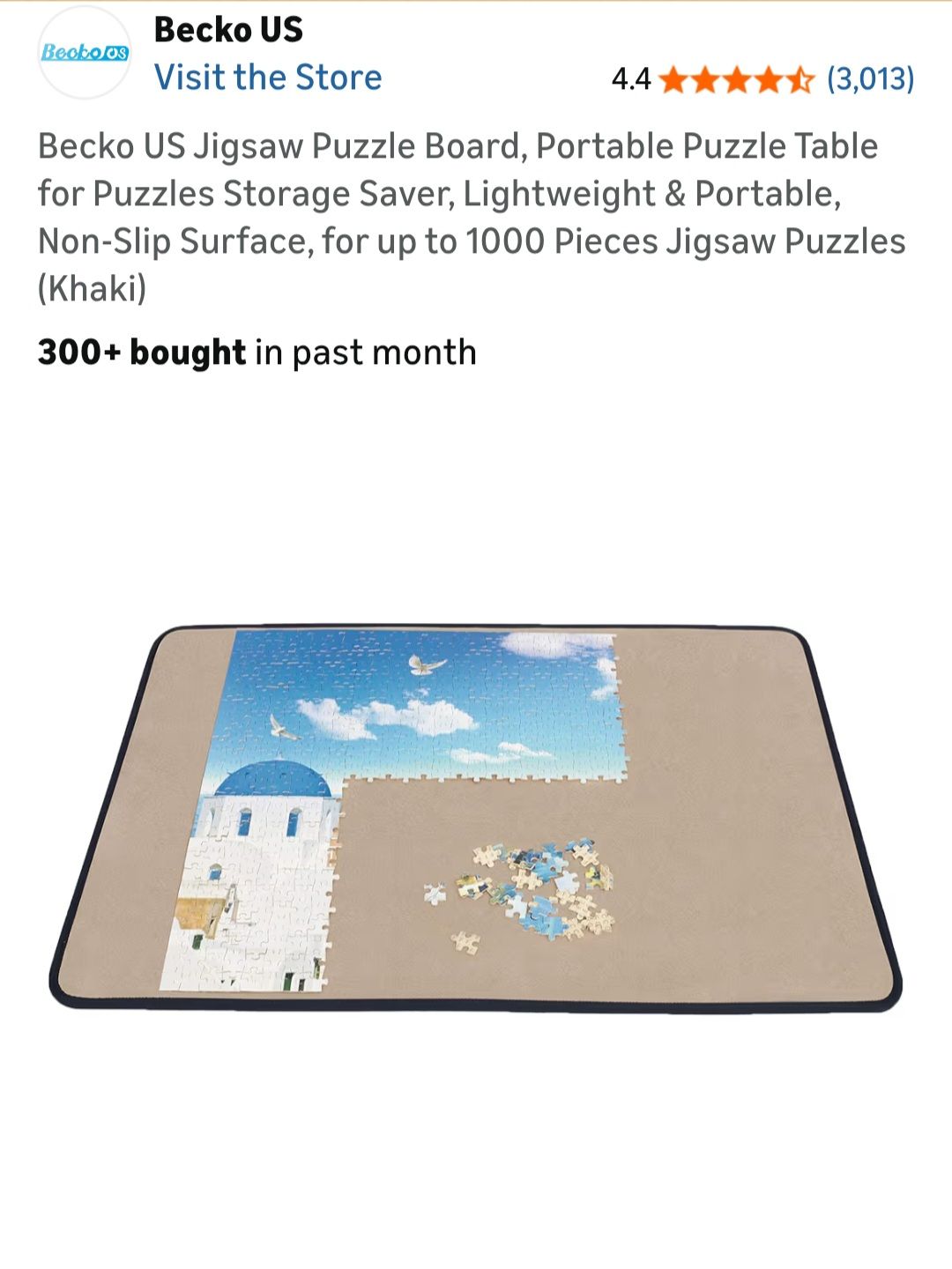 1000pc puzzle board