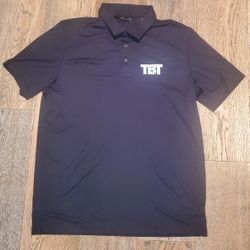 Travis Mathew - TBT - Mens - Large - Performance Polo Short Sleeve - Polyester - Black (New / Never Worn)