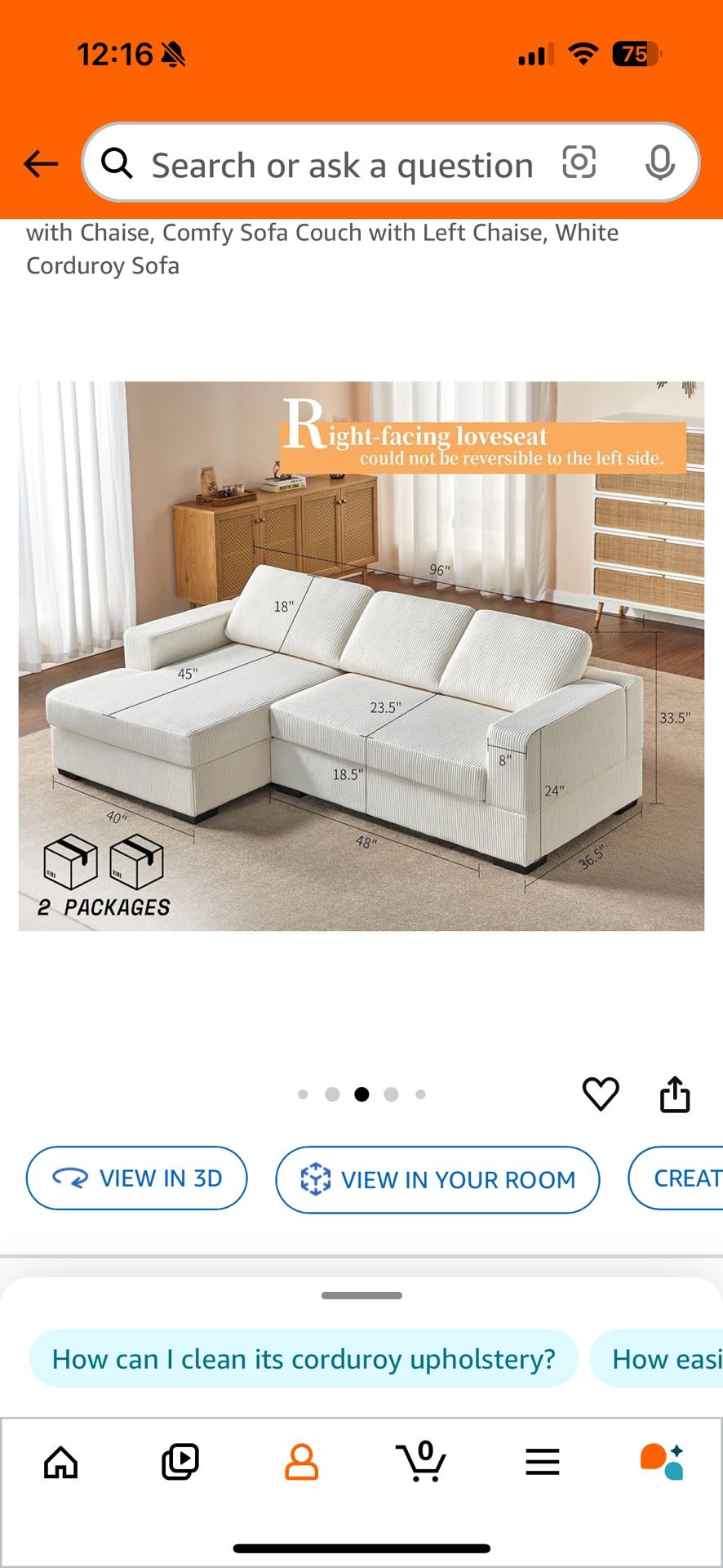 New Couch For Sale!