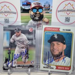 Yoan Moncada Baseball  Cards Autographs Sports Memoribilia 