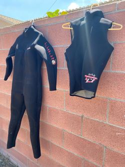SAS Titanium Dive Wetsuit Set Full Suit and Vest