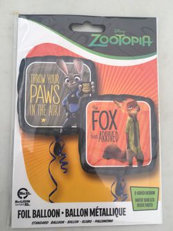 Zootopia Foil Balloons
