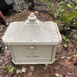 Mail box and metal stand  $55.00 CASH, no key TEXT FOR PRICES.