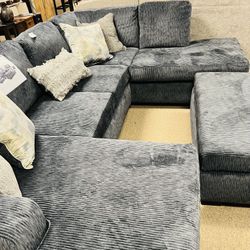 Double Chaise Entertainment Nice Sectional