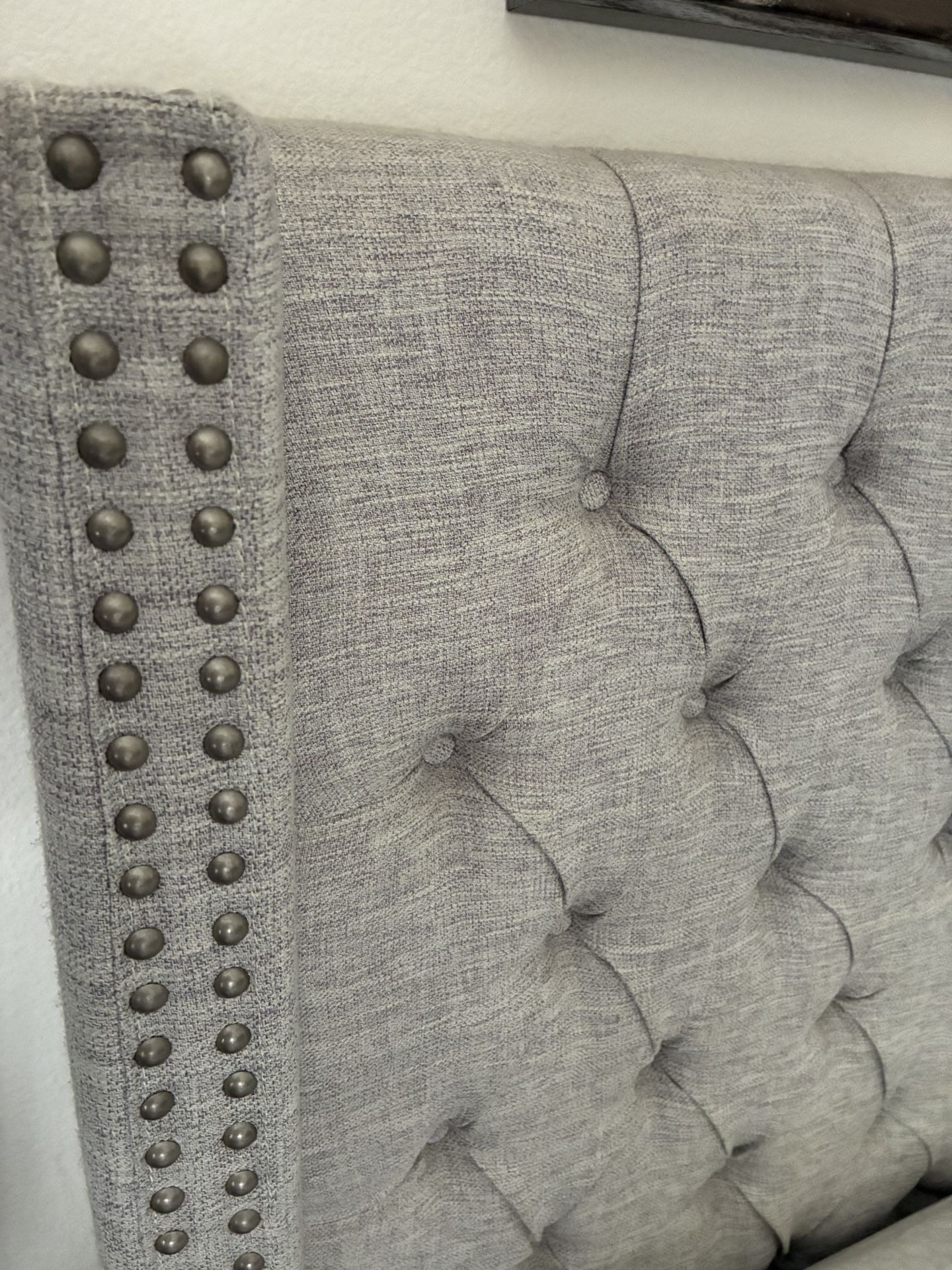 Gray Bed Frame for sale 