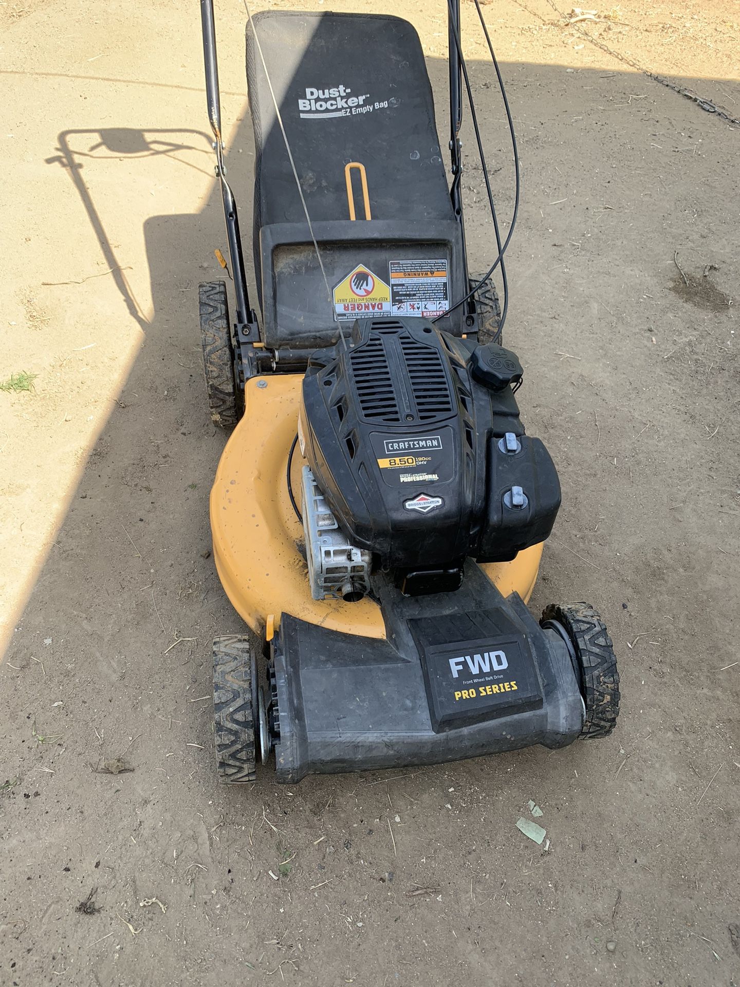 Crasftzmam Self Propelled Lawnmower For Parts No Working 