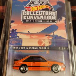 Hot Wheels 1993 Ford Mustang Cobra R 37th Collectors Convention 2023 