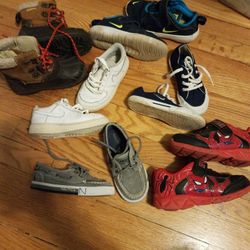 Toddler Boys Sneakers And Boots 6 Pair