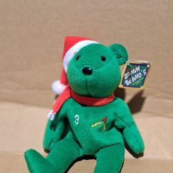 Salvino's Bamm Beano's MLB Rodriguez #3 Green Plush Beanie Bear New