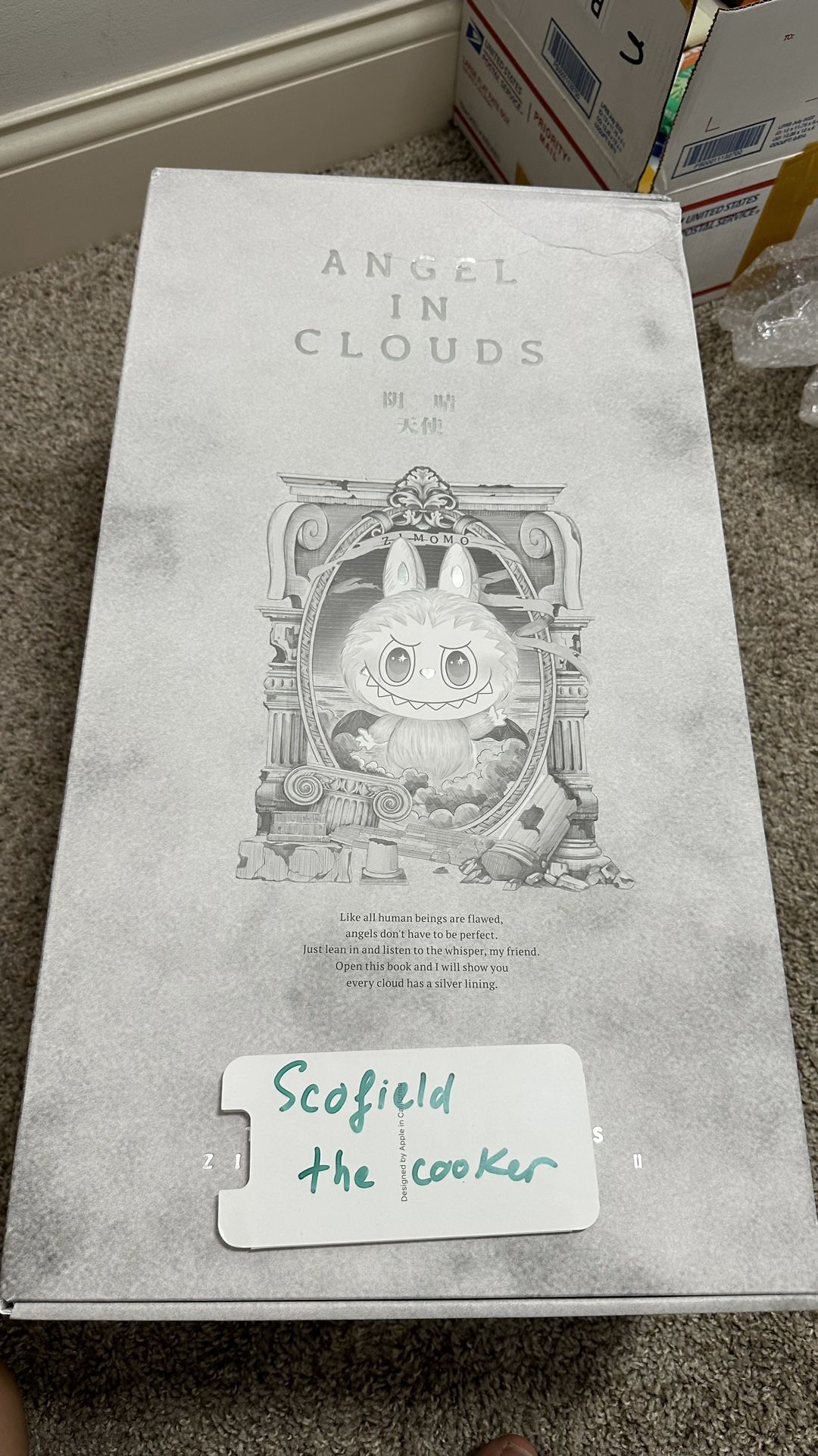 Labubu Angel In Clouds