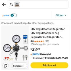 CO2 Regulator for Kegerator 