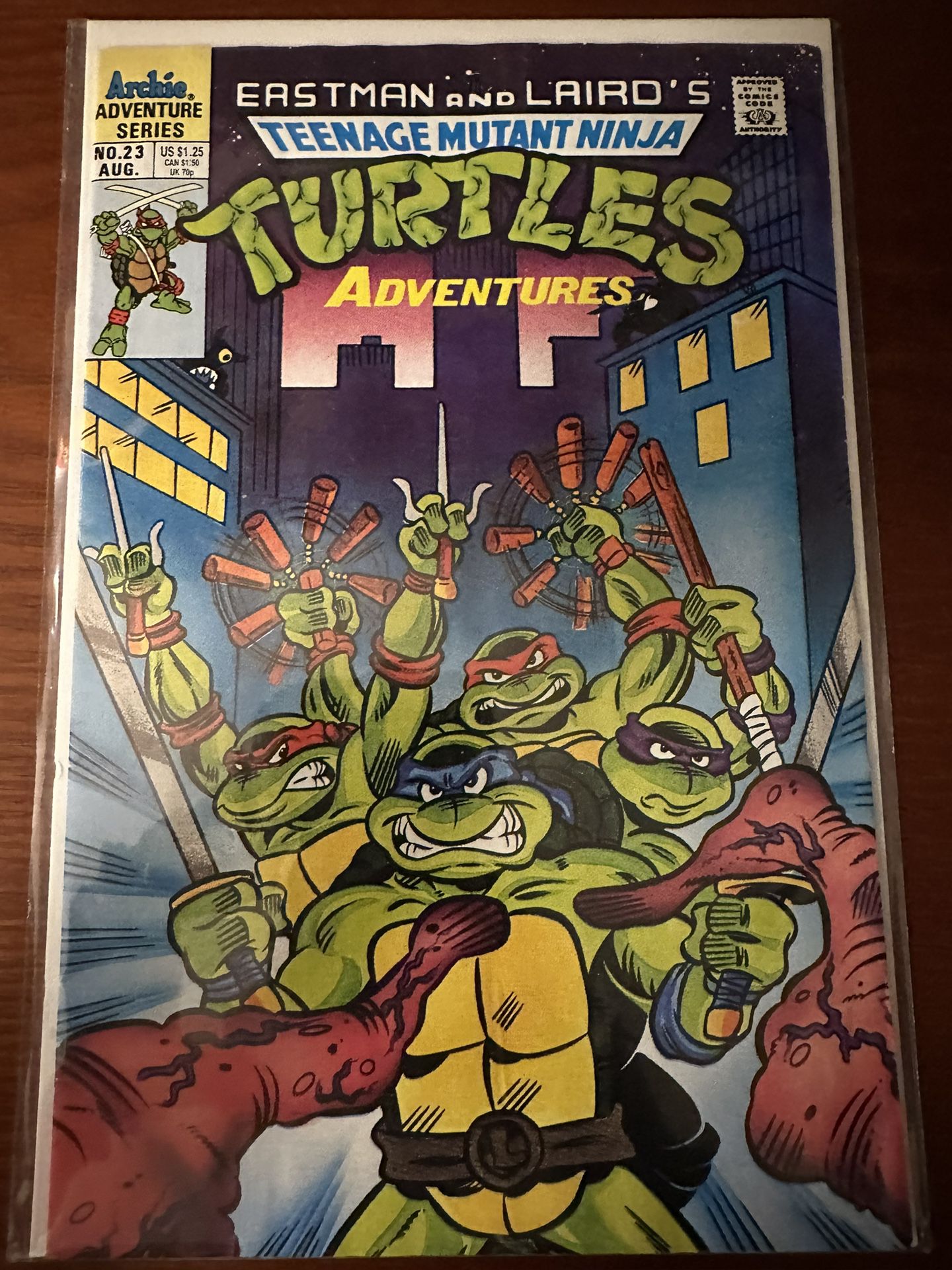 Teenage Mutant Ninja Turtles Adventures Comic 