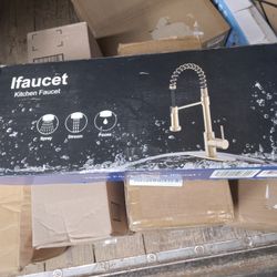 New!  Gold Kitchen Faucet