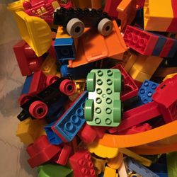 Tote Of Big Building Blocks