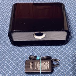 Brookstone Big Blue Bluetooth Speaker System Black - Tested -