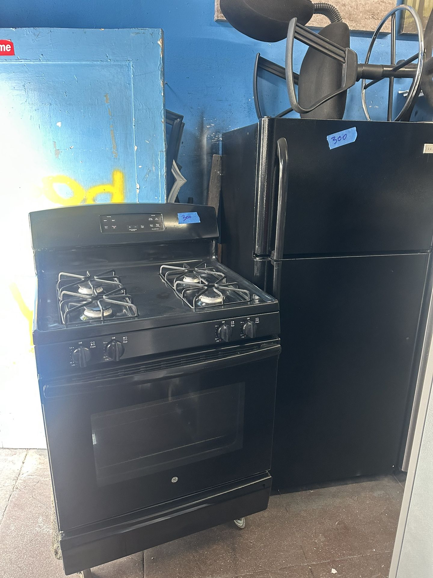 Fridge And Stove Microwave Combo