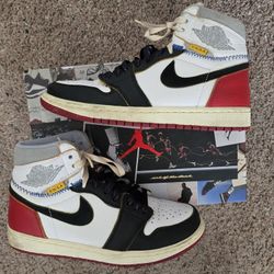 Jordan 1 Union Black Toe Size 7.5