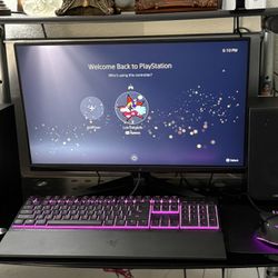 Asus Gaming Monitor, Razor LED Keyboard & Mouse 