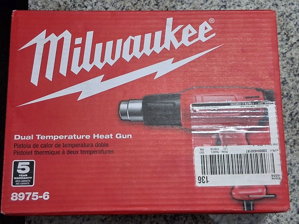 Milwaukee Dual Temperature Heat Gun