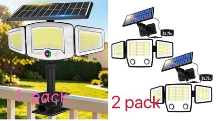 new 3 packs Waterproof with Dual Motion solar Sensors light. firm price